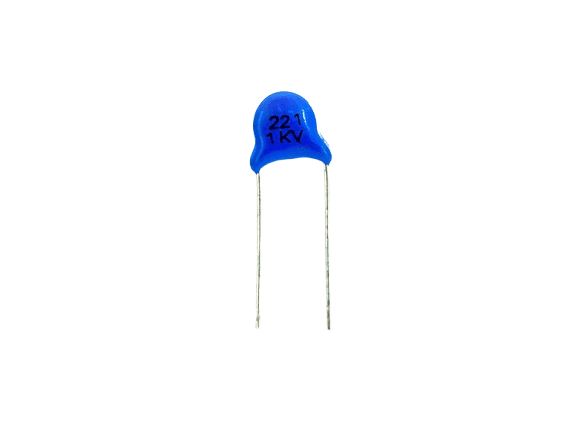 خازن مایلار CAP MYLAR 220PF 1KV