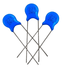 خازن مایلار CAP MYLAR 220PF 2KV