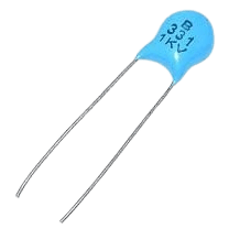 خازن مایلار CAP MYLAR 330PF 1KV