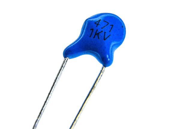 خازن مایلار CAP MYLAR 470PF 1KV