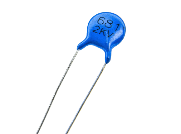 خازن مایلار CAP MYLAR 680PF 2KV