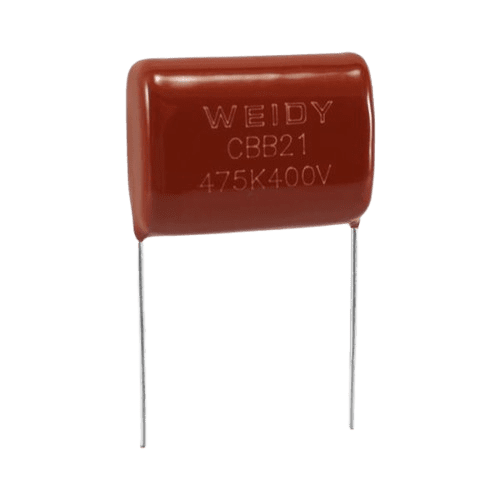 خازن پلی استر CAP POLY 4.7UF 400V CBB22 WEIDY