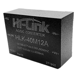 منبع تغذیه AC TO DC 220V TO 12V 3.3A HLK-40M12A