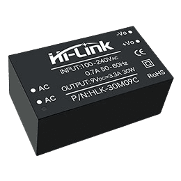 منبع تغذیه AC TO DC 220V TO 9V 3.3A HLK-30M09C