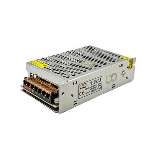 منبع تغذیه فلزی SWITCHING 15V 5A
