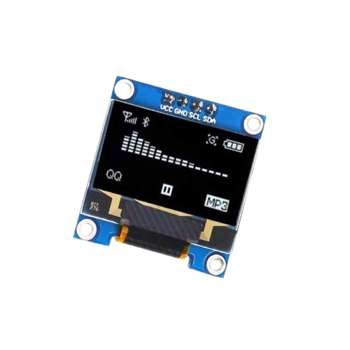 نمایشگر OLED سفید 0.96 اینچ 128*64 با درایور SSD1306 و رابط I2C