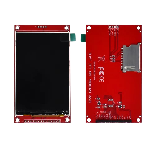 نمایشگر TFT LCD رنگی 3.5 اینچ SPI لمسی با رزولوشن 480×320