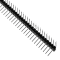 PIN HEADER 1×40 D-TYPE پین هدر نر رایت برعکس مس