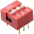 3KEY 6PIN دیپ سوئیچ 3 کلید 6 پین