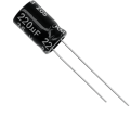 CAP 220UF 35V BLACK خازن الکترولیت دیپ