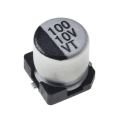 خازن الکترولیت CAP ELEC 100UF 10V 5*5.4MM SMD