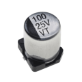 خازن الکترولیت CAP ELEC 100UF 25V 6.3*7.7MM SMD