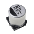 خازن الکترولیت CAP ELEC 220UF 50V 10*10.5MM SMD